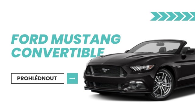 Půjčení auta Ford Mustang – Convertible 5.0Ti-VCT V8 GT